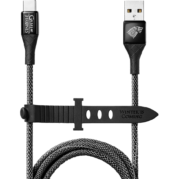 Ubiolabs Stark Black Game Of Thrones Type C Cable Stark Black From AT T